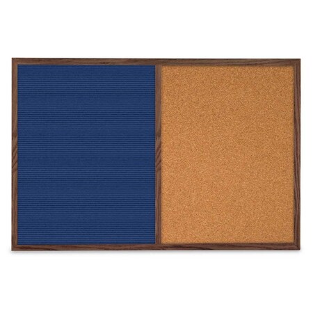 United Visual Products Slim Style Indoor Enclosed Corkboard, 36 UV504SC-BLACK-KEYLIME